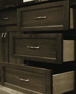 Dovetailed Drawers in different wood species