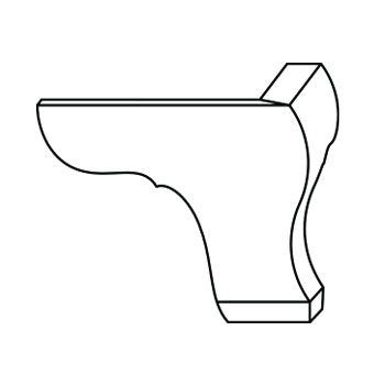 8072-B-FPF | Front Pedestal Feet