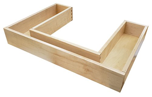 Custom Built U-Shape Drawers Custom Built U-Shape Drawers